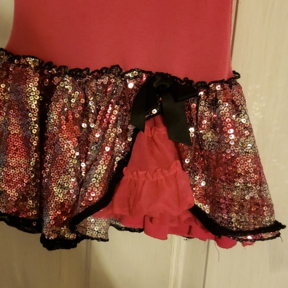 Beautees pink Dress with heart and sparkles - Picture 2 of 6